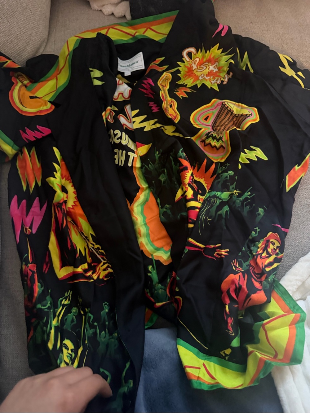 Casablanca Silk Club Sunset shirt